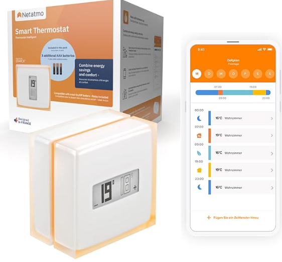 termostato inteligente Netatmo para controlar calefacción desde el móvil